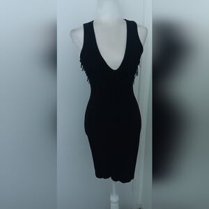 Chic Black Sleeveless Mini Dress